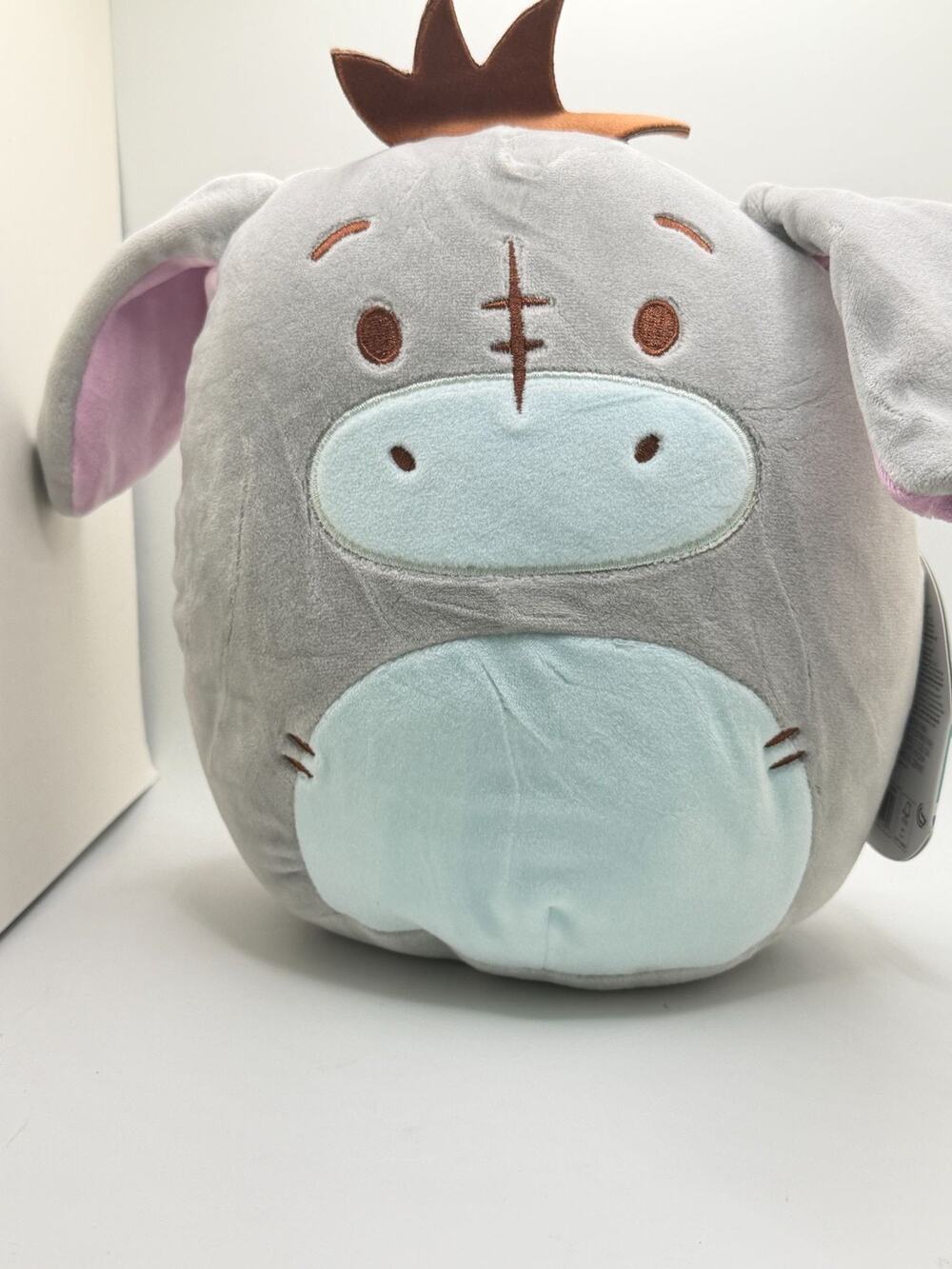 Squishmallow- NWT! 8in Eeyore Disney Plush Gray & Blue Soft Collectible
